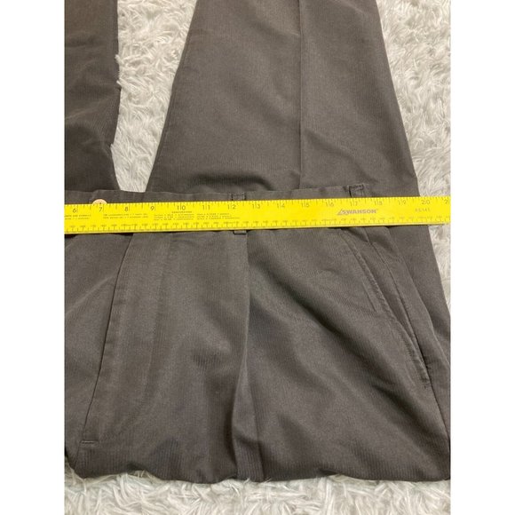 Cubavera Mens Dress Pants 36X30 Pleated Front Formal Straight Fit Black Trousers - Picture 7 of 11